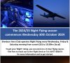 The 2024/25 Night Flying Session